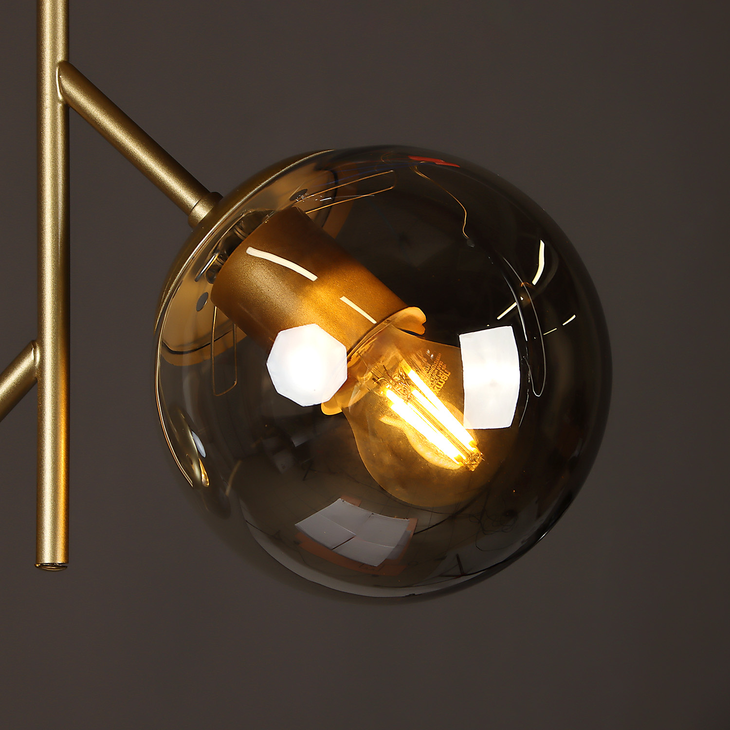 Люстра N36375/2 GD 2*40W E27 220V (l-350; w-130; h-300)  VERNER LIGHTING *1