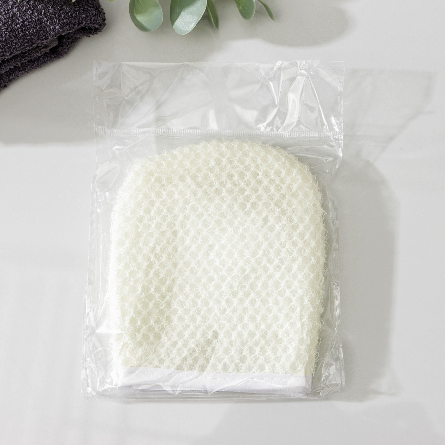 яяяМочалка для лица, 9х10 см  7529941