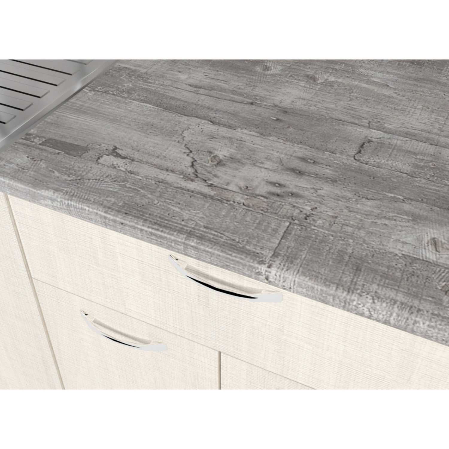 Кухонный гарнитур ГЕРДА Лариса лайт 1 1.2 м, латте / кантри