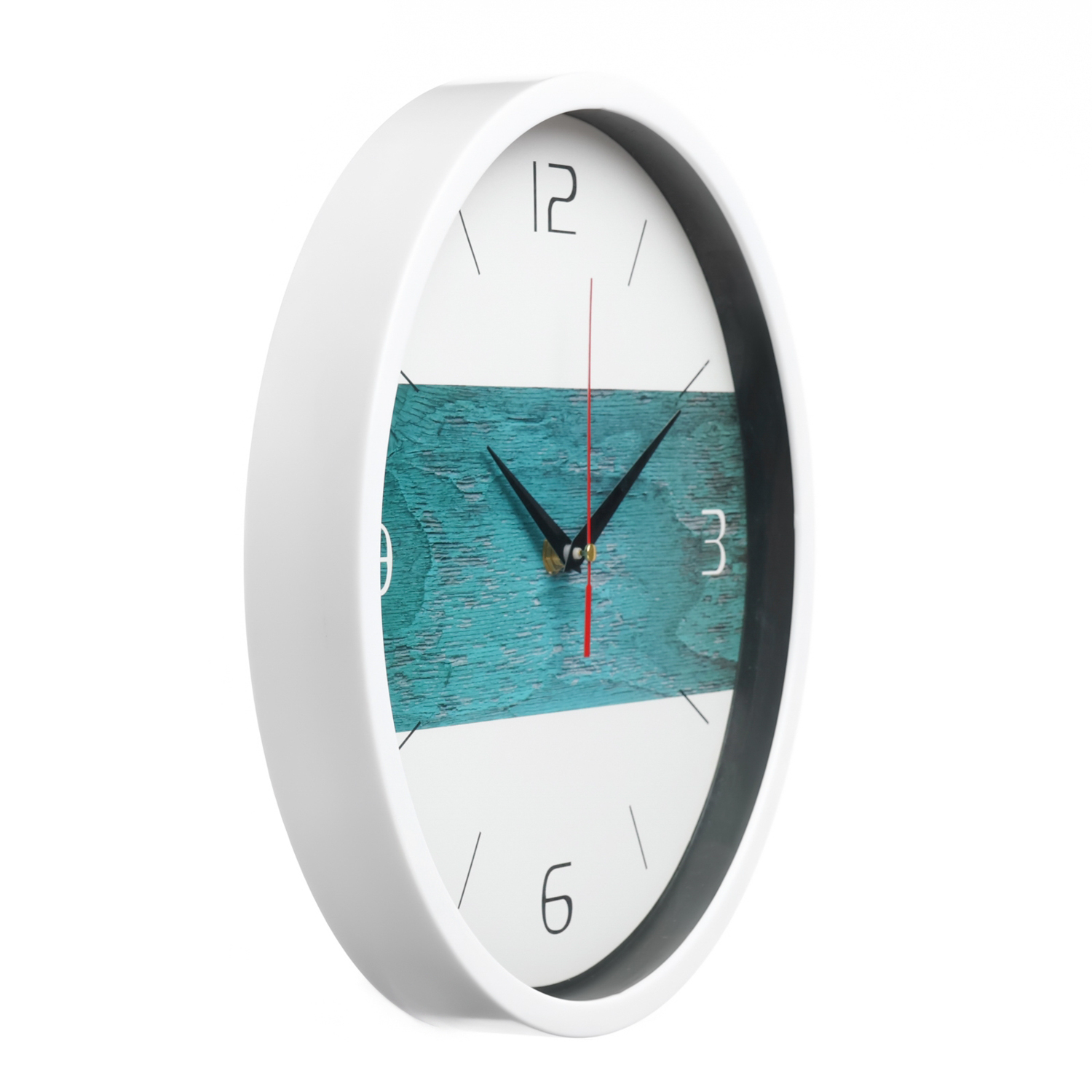 Часы настенные "Линия", d-30 см, плавный ход 9866016