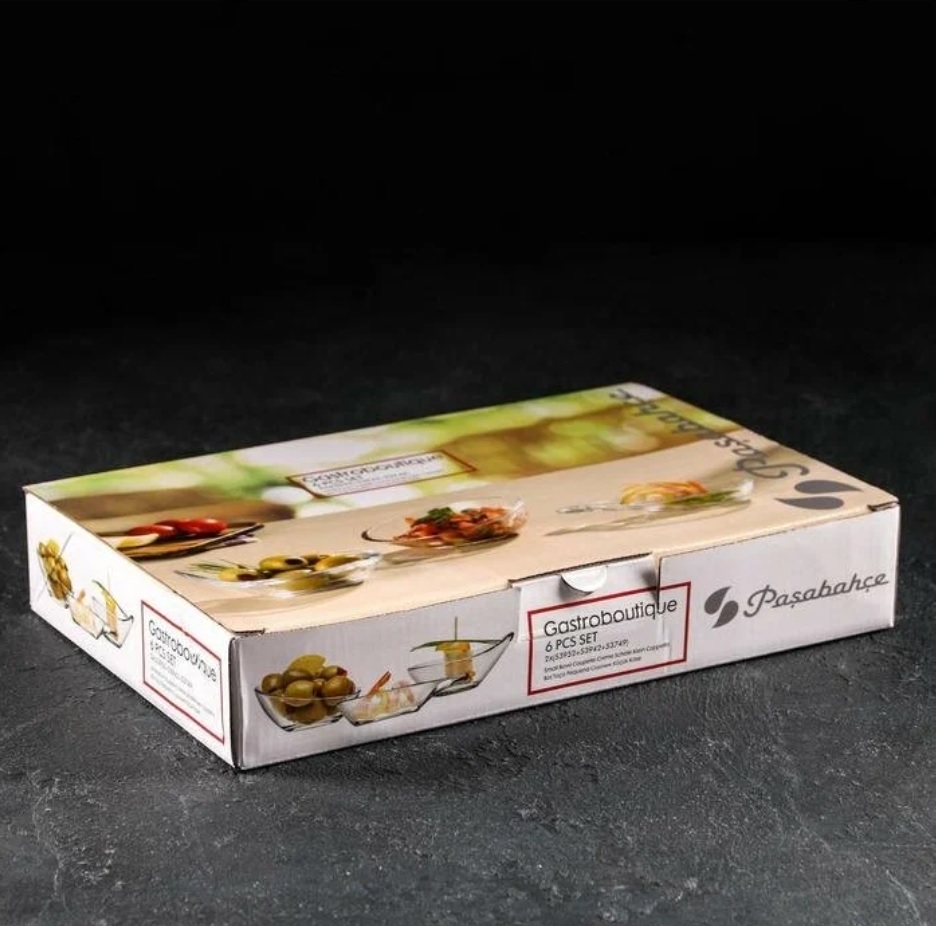 Набор соусников стекло Pasabahce "Гастробутик" 6шт 96450B *1/4