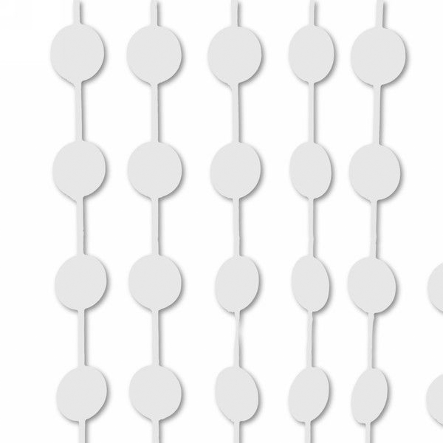 Занавес фольгированный "Шар" ш1м, в1.9м (матовый), белый