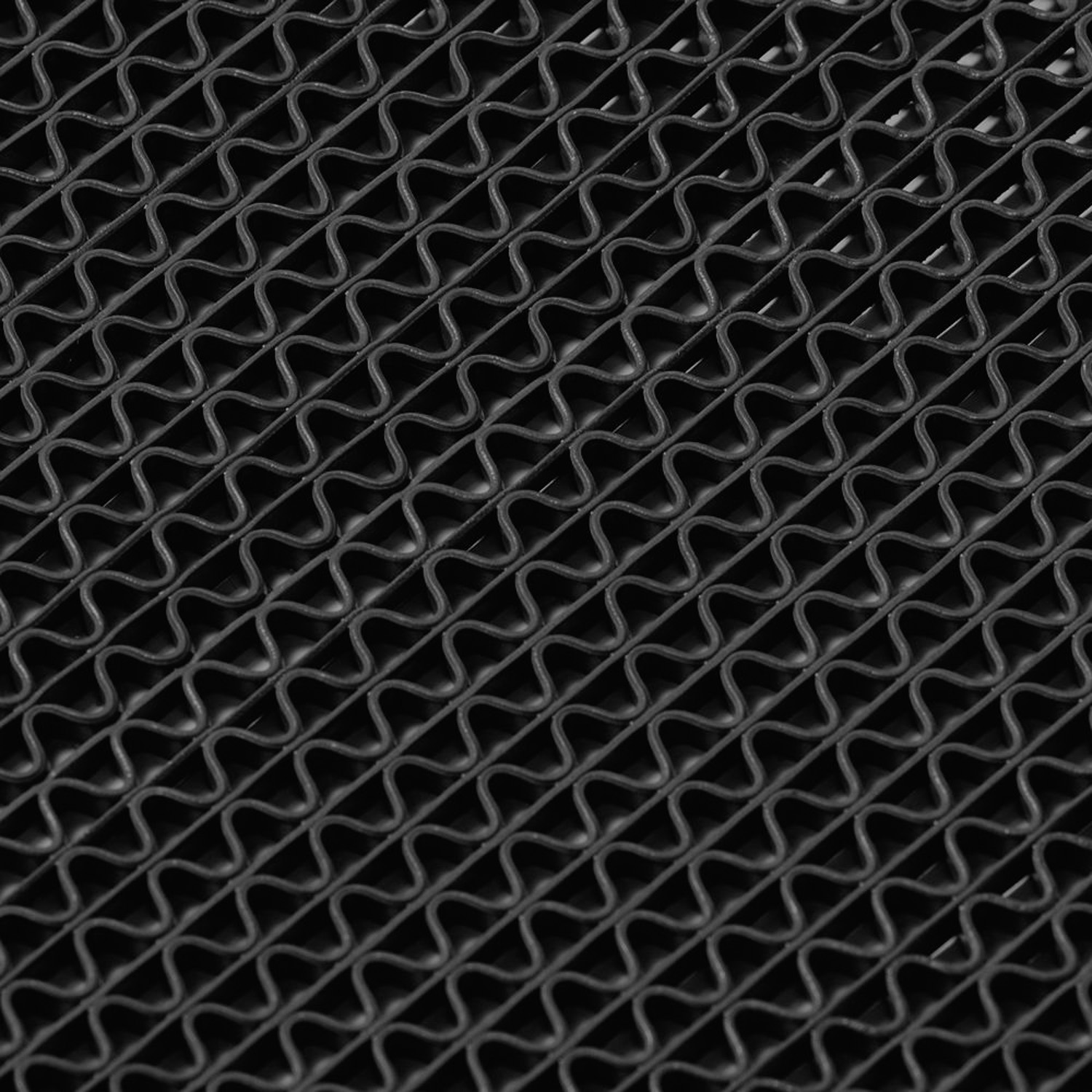 Коврик-дорожка 0,9*10м ПВХ Zig-Zag 8мм против скольжения "VORTEX" черный (арт.22161)   *1