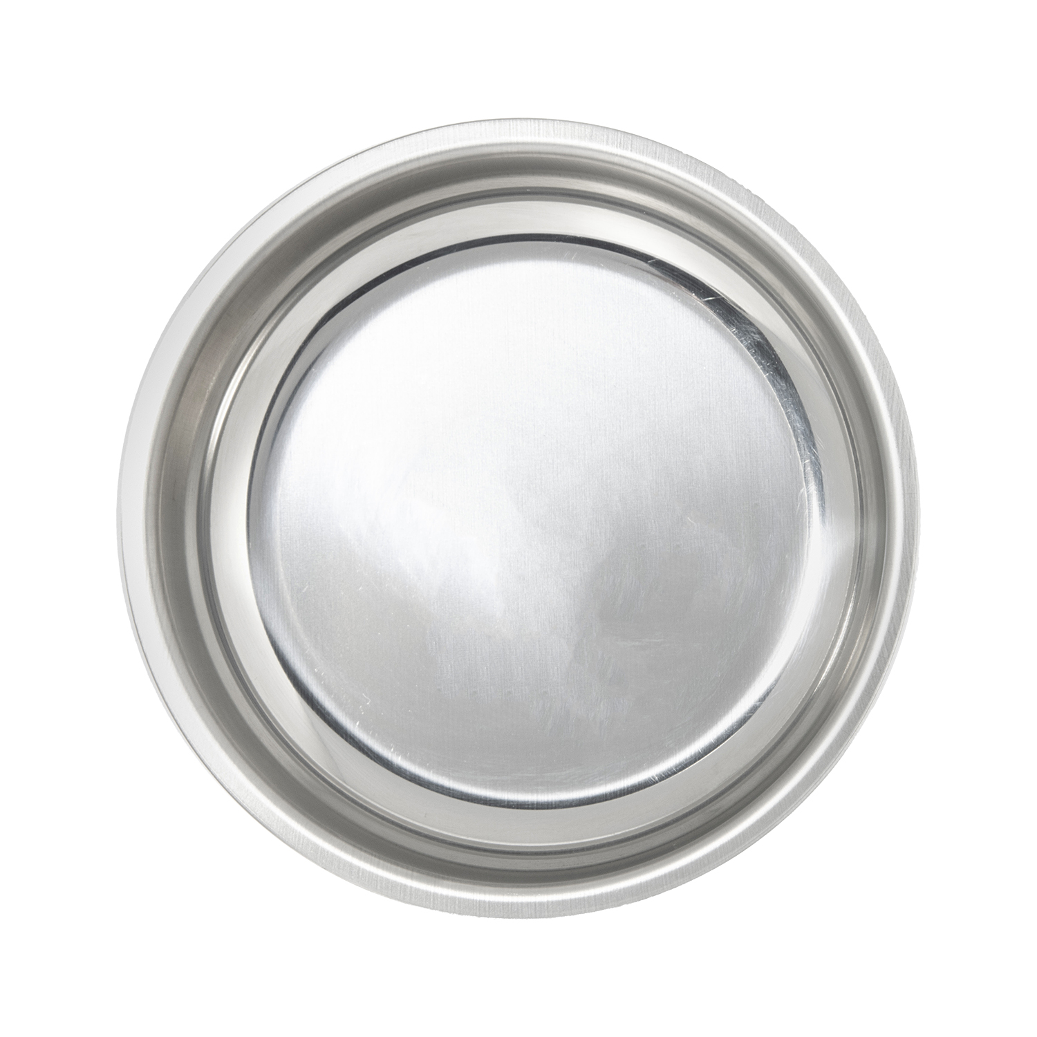 Тарелка нерж. 0,5л глубокая d16,8см, выс.4см 1с42  "АМЕТ"  (Аша)   *1/20