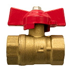 Кран шаровый 1/2" (Ø15) М/М бабочка STI 11Б27п (455) *1/160