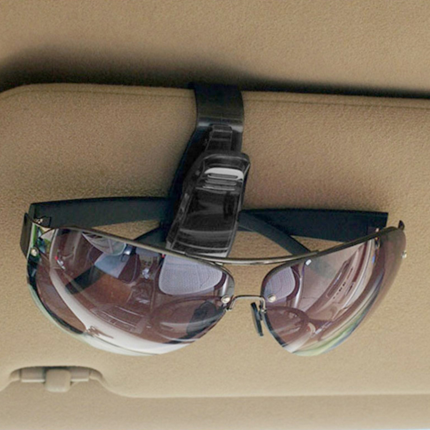 яяяДержатель очков зажим, чёрный 3043410