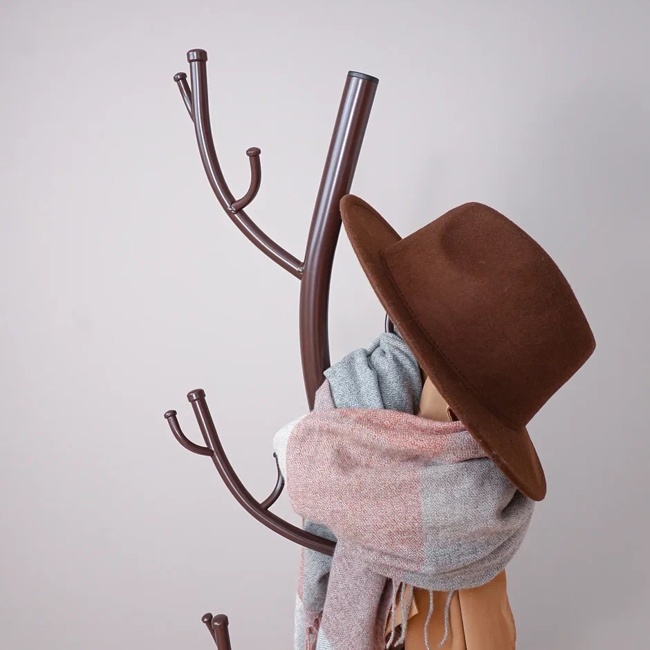 Вешалка напольная "Стойка" "Дерево" 4х3 крючка, выс.1,81м Коричн. ВНП 211 КОР ("ЗМИ") *1 Вешалка напольная "Стойка" "Дерево" 4х3 крючка, выс.1,81м Коричн. ВНП 211 КОР ("ЗМИ") *1