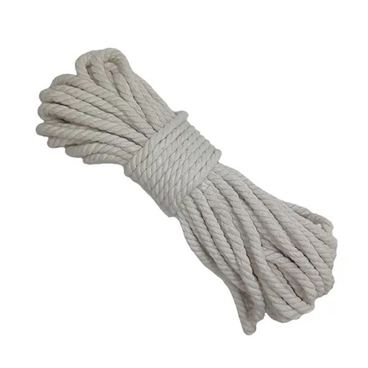 Веревка хлопчатобумажная d 8мм дл.20м крученая 3-х прядная арт.10182 ("Сибшнур") *1/30 Веревка хлопчатобумажная d 8мм дл.20м крученая 3-х прядная арт.10182 ("Сибшнур") *1/30