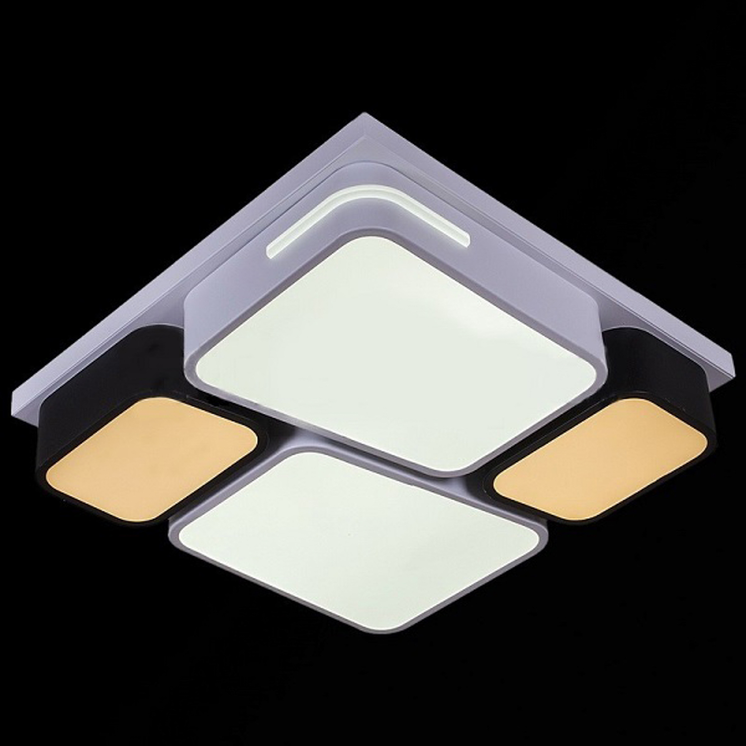 Люстра светодиодная Reluce 03488-9.2, 54 Вт, пульт д/у, диммер, цвет белый