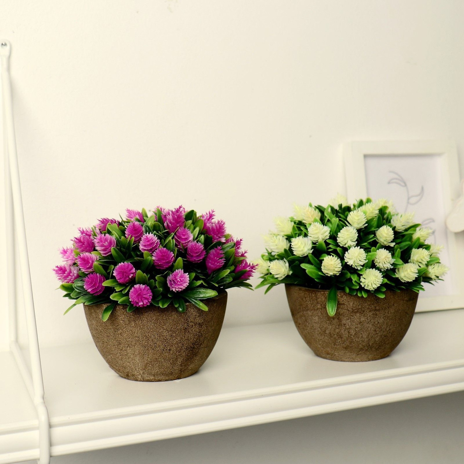 Бонсай в горшочке "Многослойные бутоны" 13*11 см, микс 4555658