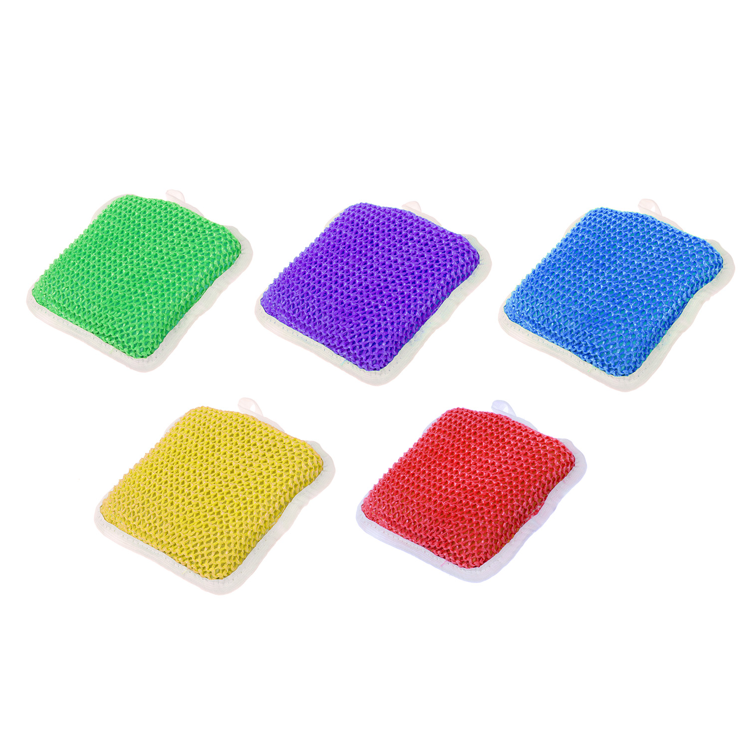 Губка для тела с эффектом пилинга 10*13*4см цвет микс Мистер Бульк  *10/30 Губка для тела с эффектом пилинга 10*13*4см цвет микс Мистер Бульк  *10/30