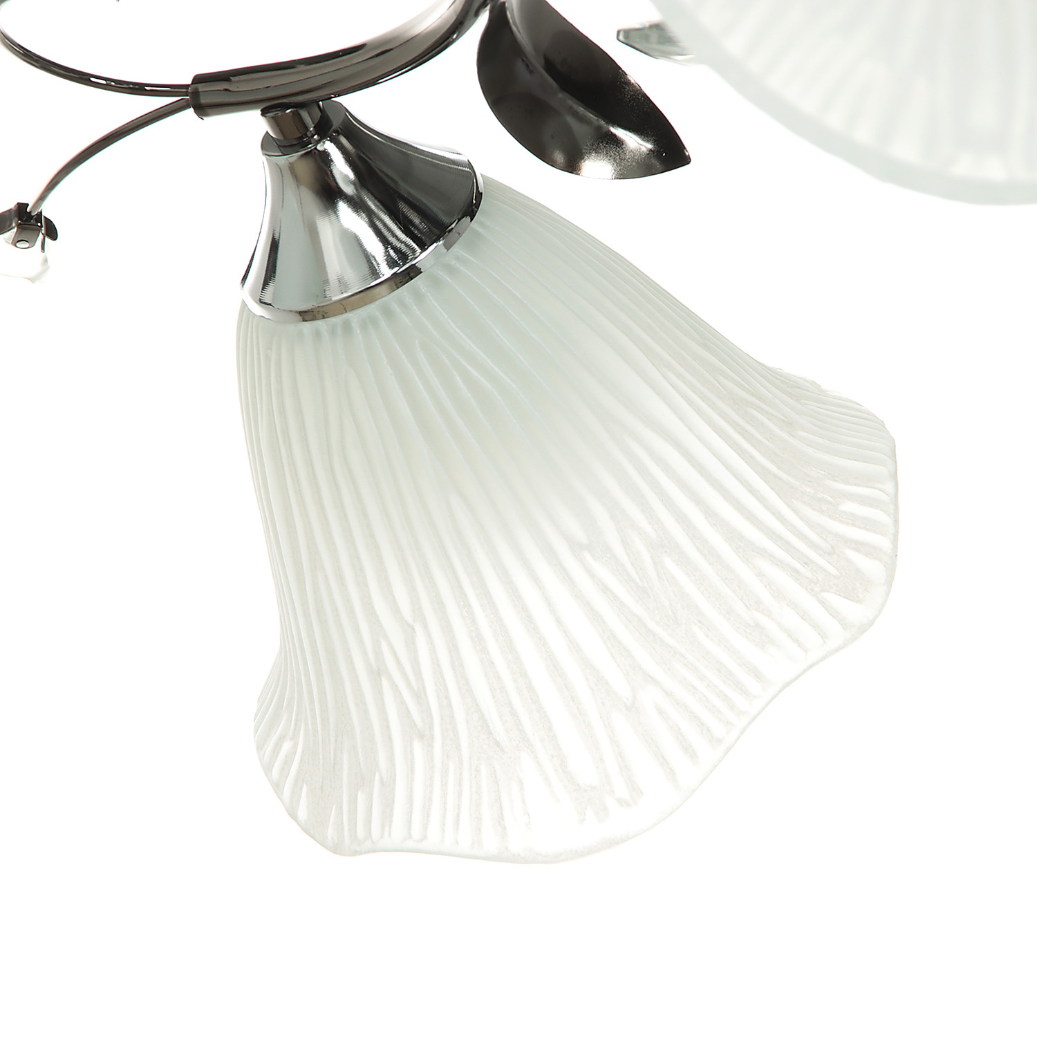 Люстра Verner Lighting А2648/5, 40 Вт, Е27, 5 ламп, черный/хром