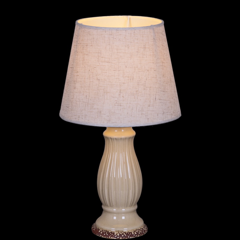 Лампа настольная 02016-0.7-01ZT (керамика+абажур)  *1/24