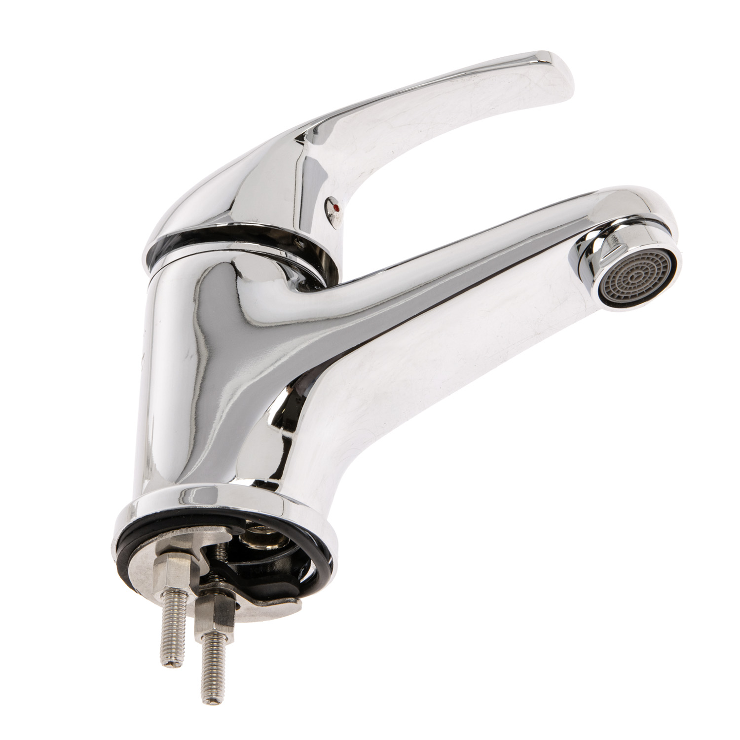 Смеситель для умывальника Potato P1004, короткий излив, рычажный