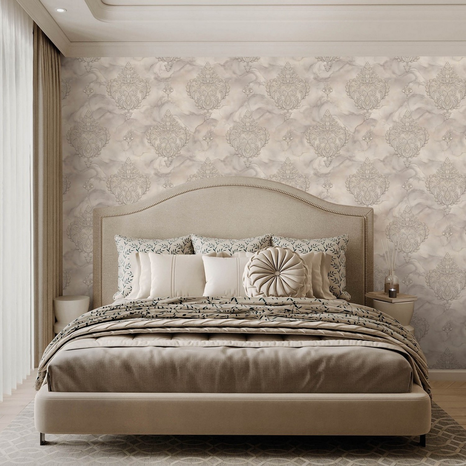 Обои флиз. Артекс Кружево (св.-беж.) 11144-02 10х1.06м *1/6