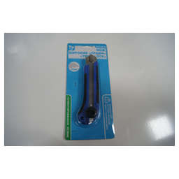 Нож строительный 25мм корпус двухкомпонентный направл.металл фикс.винт (2701010) T4P *1/12/96