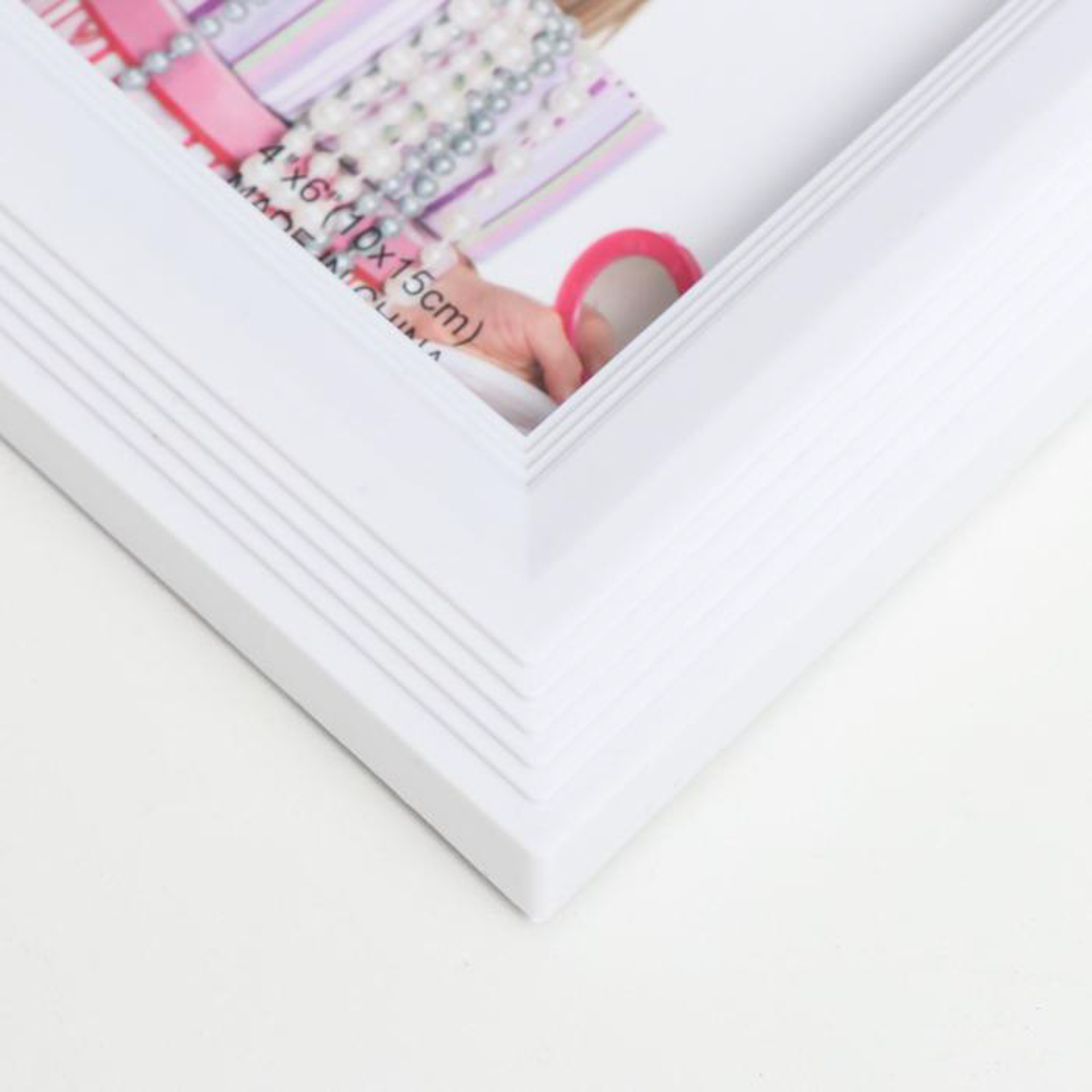 Фоторамка пластик на 2 фото 10х15 см "Корона" белая 30х28 см 2789274