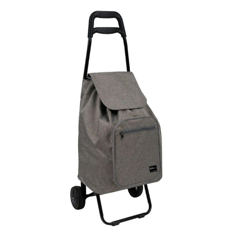 Сумка-тележка на колёсах хозяйственная 45л "Дорожная" цвета: "микс" СХ2  "Haushalt" "Ника" *1/4