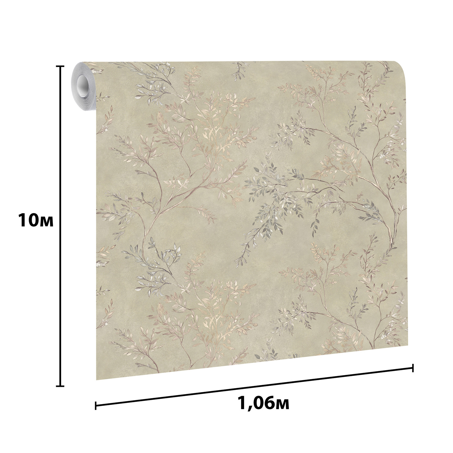 Обои  флиз  Ateliero Carmen (коричн.) 89343 1.06*10м *6