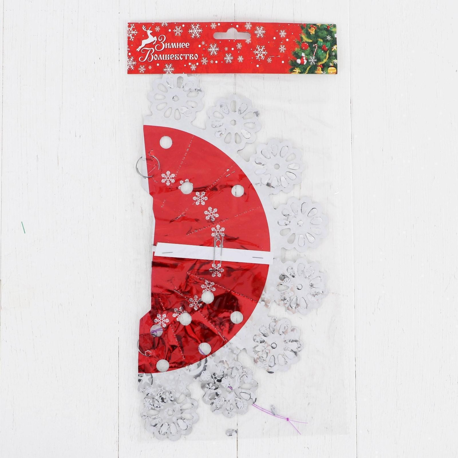 Шар фольгированный d-30 см "Круглый цветок" 2371078