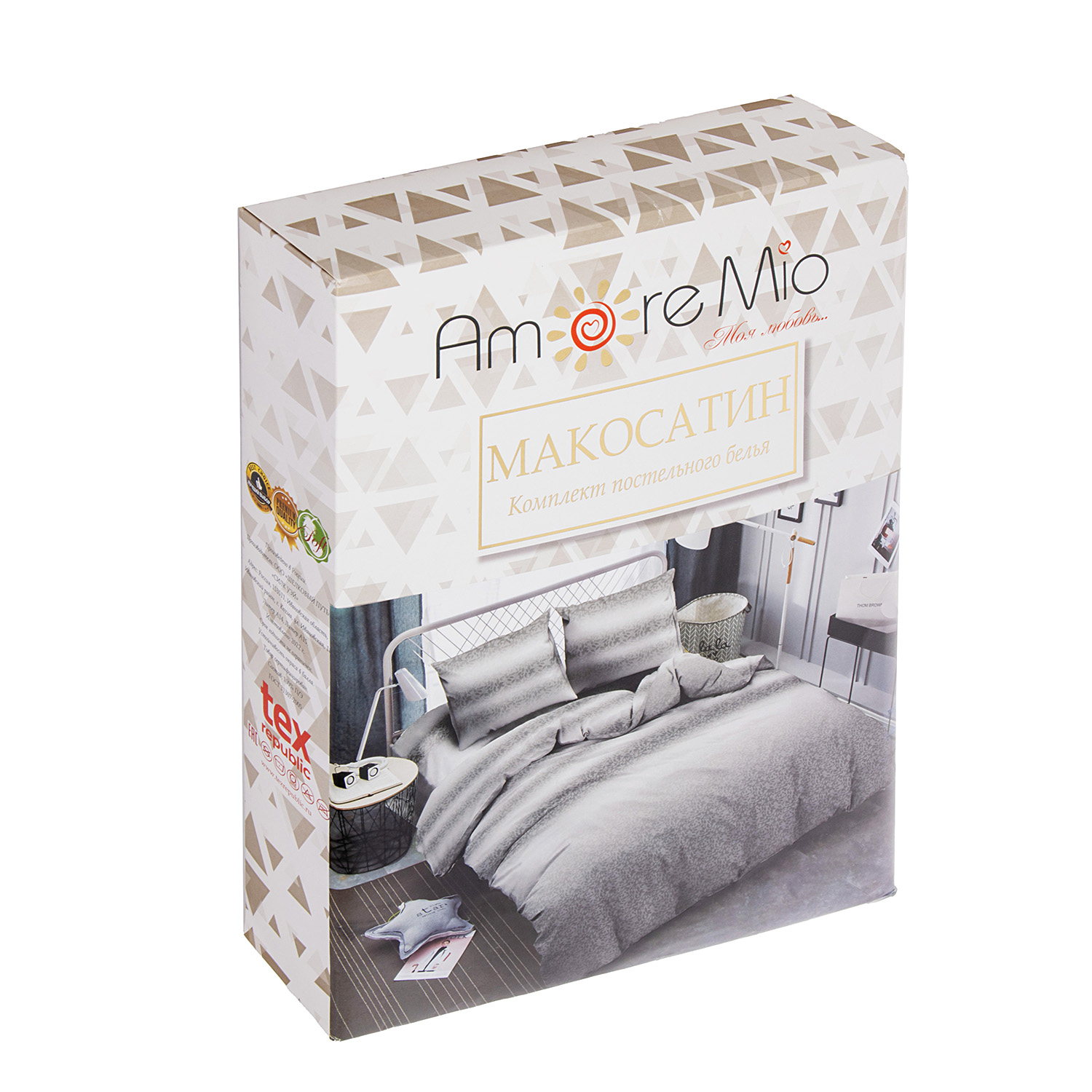 Постельное белье 2сп макосатин 21509 Trek Amore Mio, наволочки 70*70 - 2шт *1