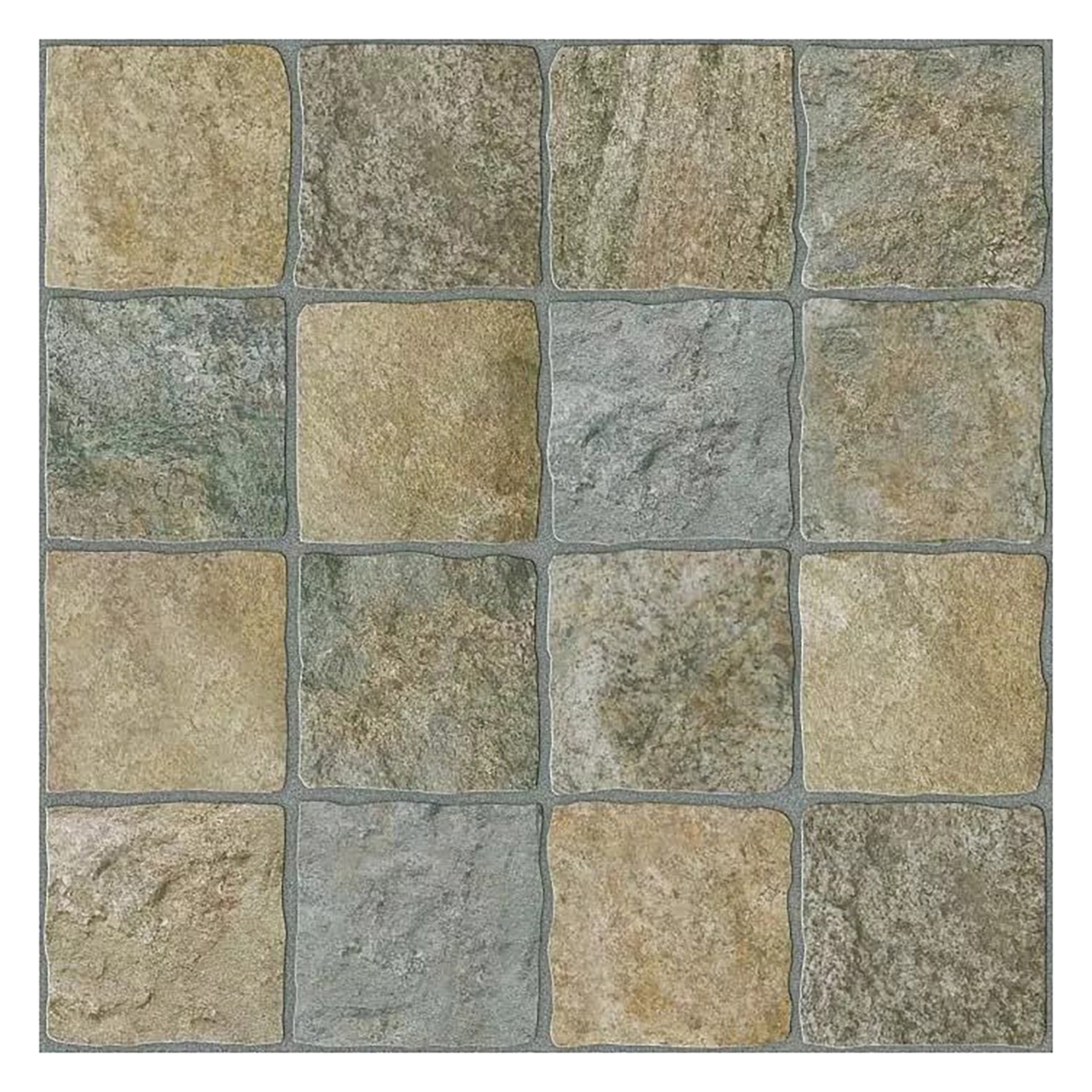 Керамогранит 1.2 м² Beryoza Ceramica Тренто 00070250, 293х293х8 мм, глазурованный, бежевый