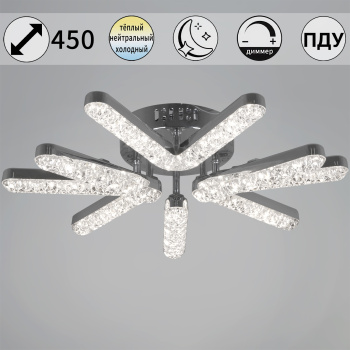 Светильник потолочный светодиодный 13190-0.3-3+3 CR LED 90W 3000-6500К ПДУ+диммер S=16м2  *1 Светильник потолочный светодиодный 13190-0.3-3+3 CR LED 90W 3000-6500К ПДУ+диммер S=16м2  *1