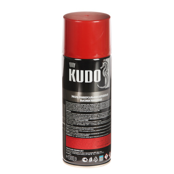 Эмаль-аэрозоль красно-коричневый 520 мл RAL 8012 KUDO *1/12