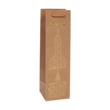 Пакет под бутылку «Зимний стиль», 11х38х11 см