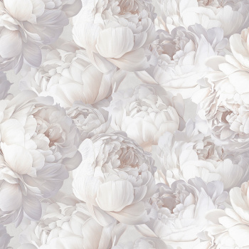Обои  флиз Victoria Stenova Stenova Peony (бел.) 585332 1.06*10м *6