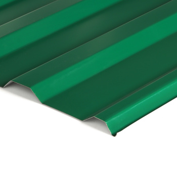 Профнастил МП-18, 1150х2000 мм, 0.45 мм, 2.3 м², зеленый Профнастил МП-18, 1150х2000 мм, 0.45 мм, 2.3 м², зеленый