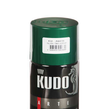 Эмаль-аэрозоль темно-зеленый 520 мл RAL 6016 KUDO *1/12