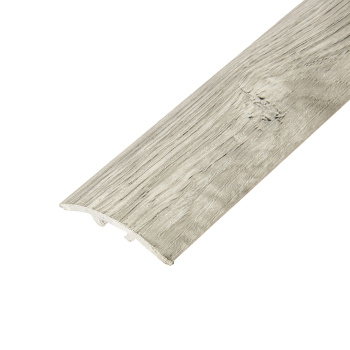 Порог-стык одноуровневый 30х1800 мм Лука ЛС 04-2, скрытый крепеж, дуб мелфорд грей