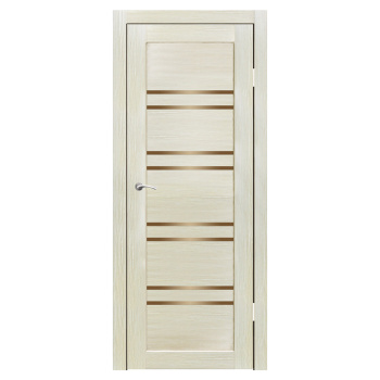 Комплект ЦАРГИ Окинава Лиственница крем, бронза 800мм экошпон(дверь+погонаж+замок+петли) Аркада *1