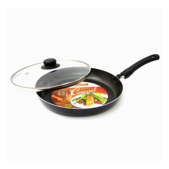 Сковорода алюм.а/приг. Scovo "Hi-Blackl" d24см Стекл.кр. HB-009 (з-д "Сково") *1/6