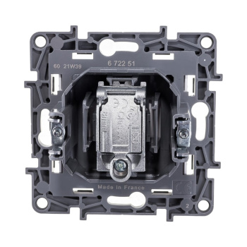 Механизм розетки "Etika" TV с топологией "звезда" 2дБ 0-2400 мГц бел. Leg 672251 *1