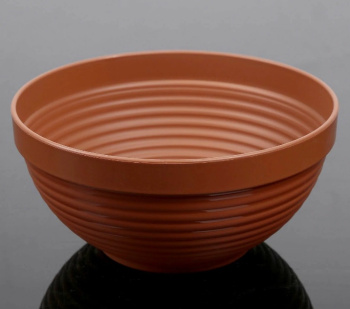 Кашпо пластм. "Парма" 1,3л d верха170мм h205мм Терракот "5plast.ru" *1/26