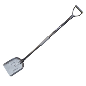 Лопата совковая стальная 230*275 алюм. черенок, высокопрочная, усилен L-132 GEFEST PROTEX *1/5