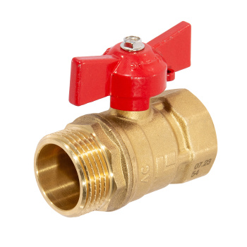 Кран шаровый 1" (Ø25) М/П бабочка STI 11Б27п1 (9593) *1/50