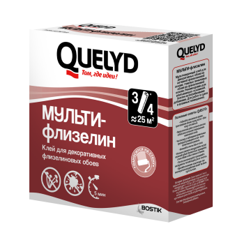 Клей для обоев флизелиновый 130г "Мульти-флизелин" Quelyd  * 6/54 Клей для обоев флизелиновый 130г "Мульти-флизелин" Quelyd  * 6/54