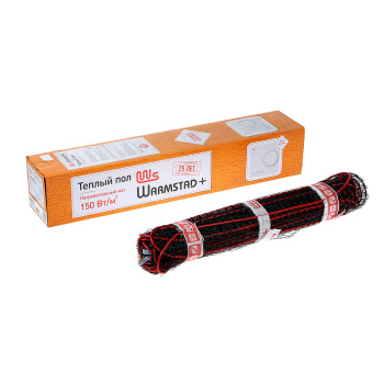 Мат нагревательный "Warmstad+" с терморегулятором WSM 300Вт/2,00кв.м *1 Мат нагревательный "Warmstad+" с терморегулятором WSM 300Вт/2,00кв.м *1