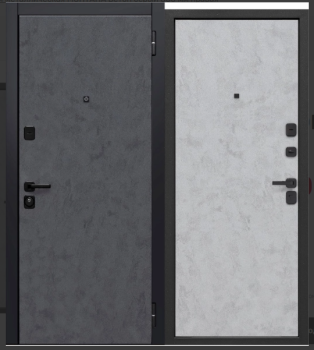 Дверь металлическая 7,5 см Бостон Бетон снежный 960х2050 ЛЕВАЯ ФЕРРОНИ *1