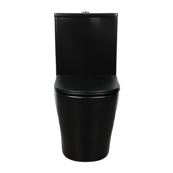 Унитаз-компакт Azario Black Queen, универсальный выпуск, 2 режима, сиденье с микролифтом