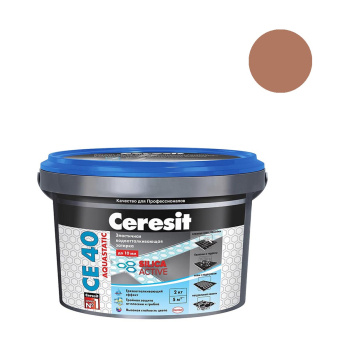 Затирка для швов Церезит CE 40, 2 кг, какао