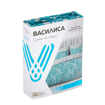 Постельное белье 1,5сп бязь Василиса 71188/1 Авиньон, наволочки 70*70 - 2шт *1/6