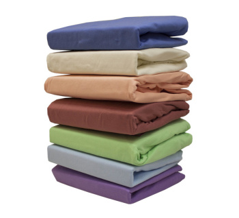 Простыня на резинке трикотаж 90*200*20см розовый 021 Belezza *1/4