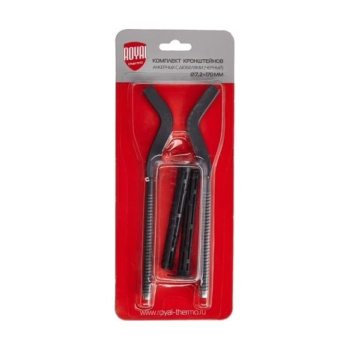 Кронштейн д/радиатора черный плоский с дюбелем 7,2х170мм  (КОМПЛЕКТ  2ШТ) *1/50 Кронштейн д/радиатора черный плоский с дюбелем 7,2х170мм  (КОМПЛЕКТ  2ШТ) *1/50