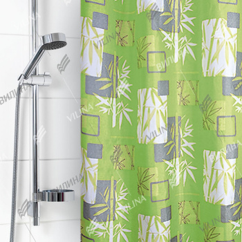 Штора для ванной "V-line" п/эстер 180*180см "Бамбук" арт.1553-1*1/20