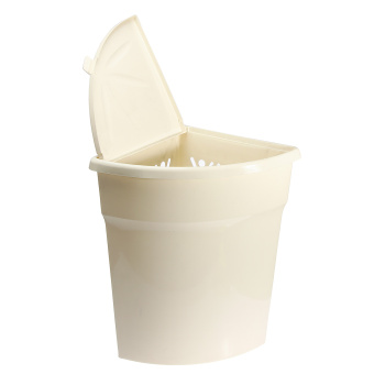 КОРЗИНА для белья  45л углов. с крышкой 38х38х55см арт.299