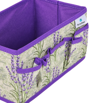 яяяОрганайзер д/хранения нетканый материал "Лаванда" 250x150x130мм Д70702.025 *1/80